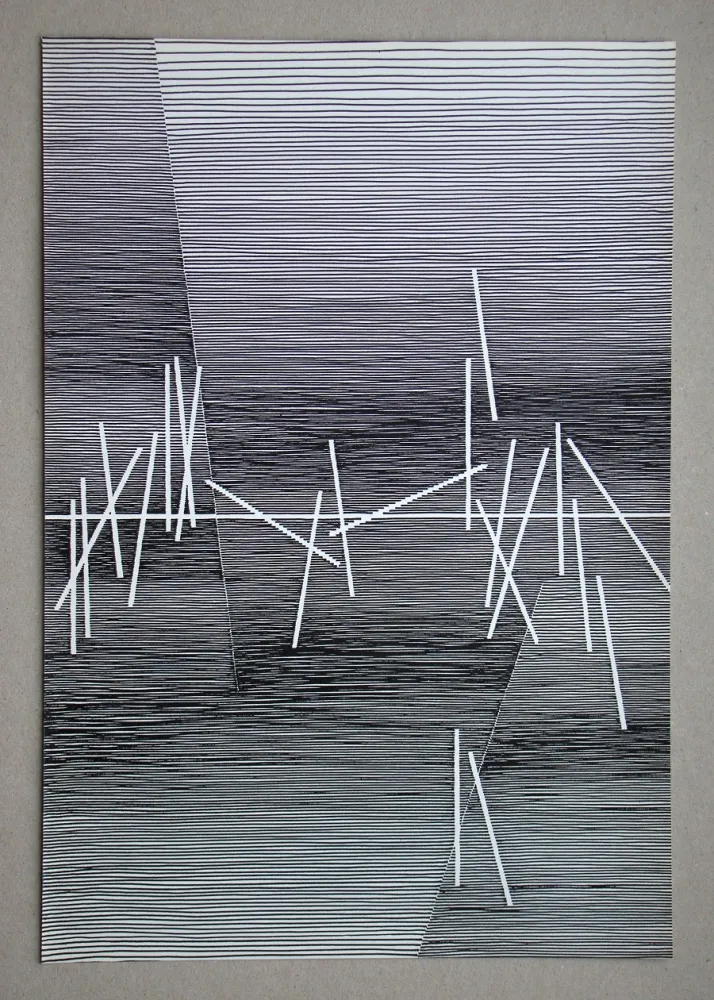 版画 Seuphor - Composition