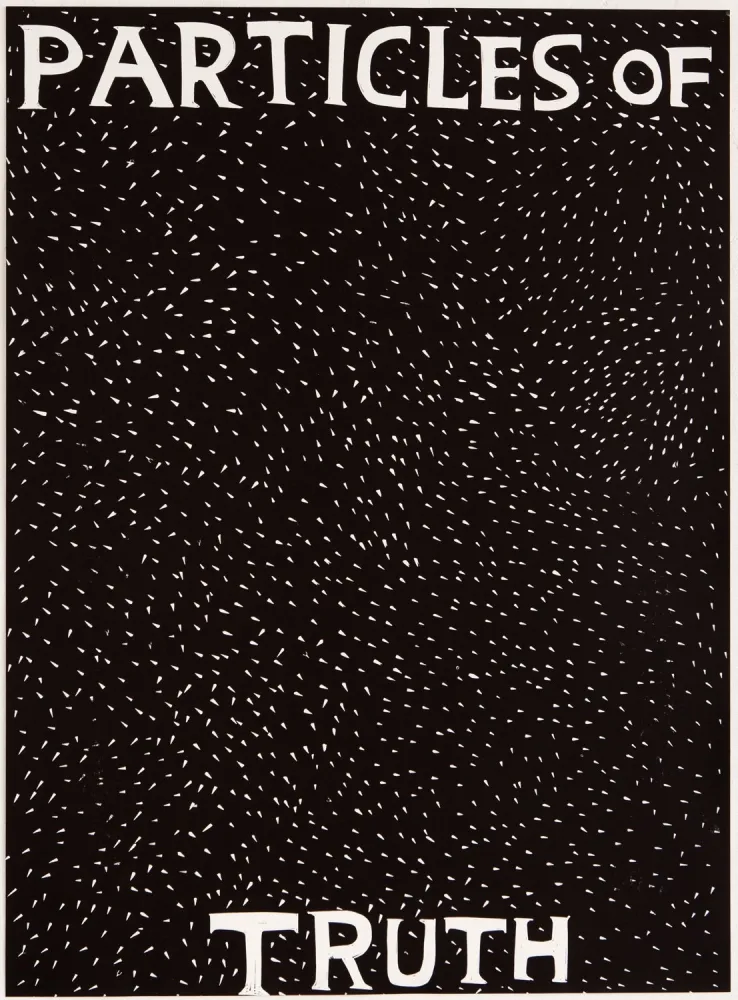 油毡版画 Shrigley - Particles of Truth