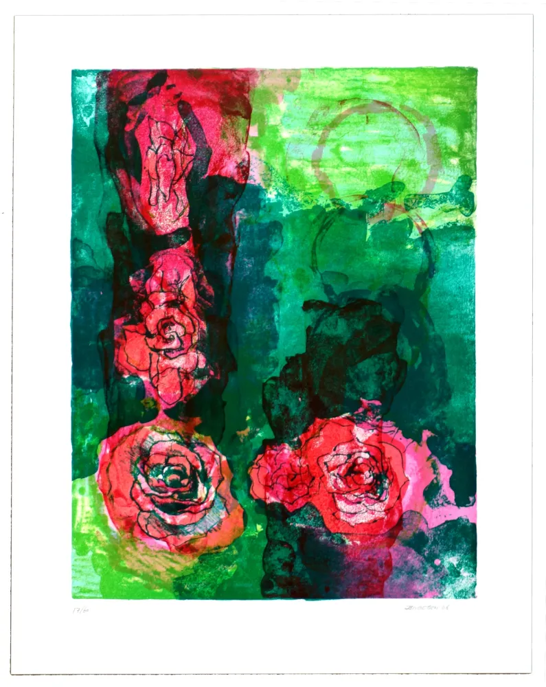 石版画 Siversten - Métamorphose