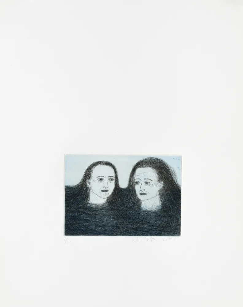 版画 Smith - Heads in water