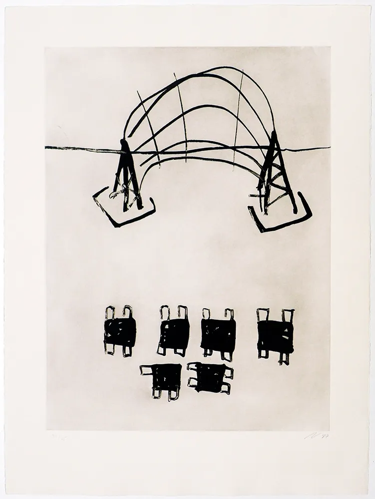 版画 Solano - Plaça del joc de la pilota III