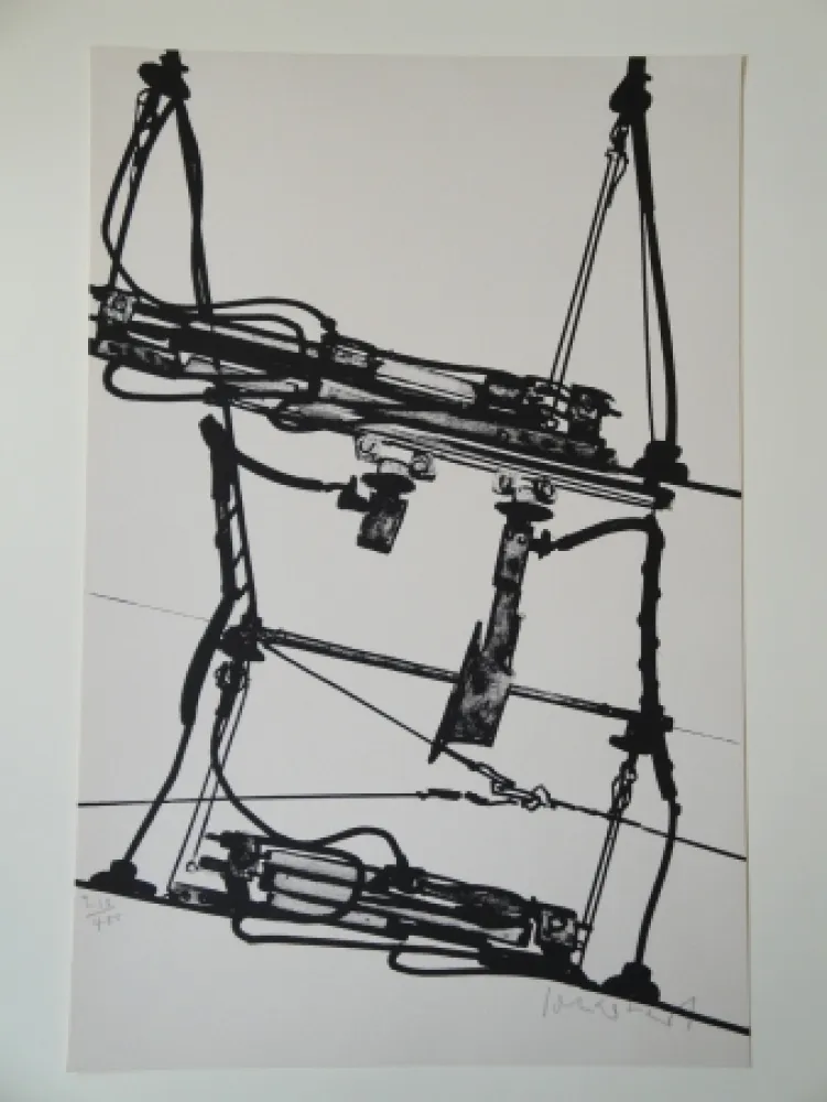 石版画 Sonderborg - Tram de Bâle