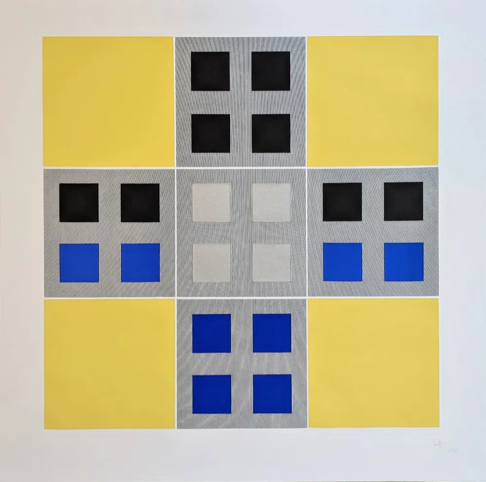 丝网印刷 Soto - Composition 1 