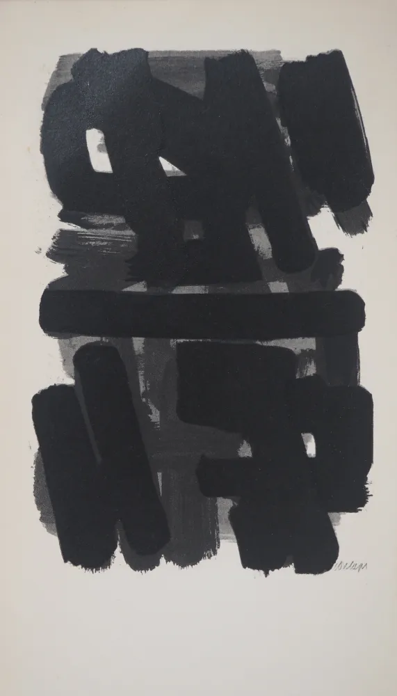 石版画 Soulages - Gouache 6