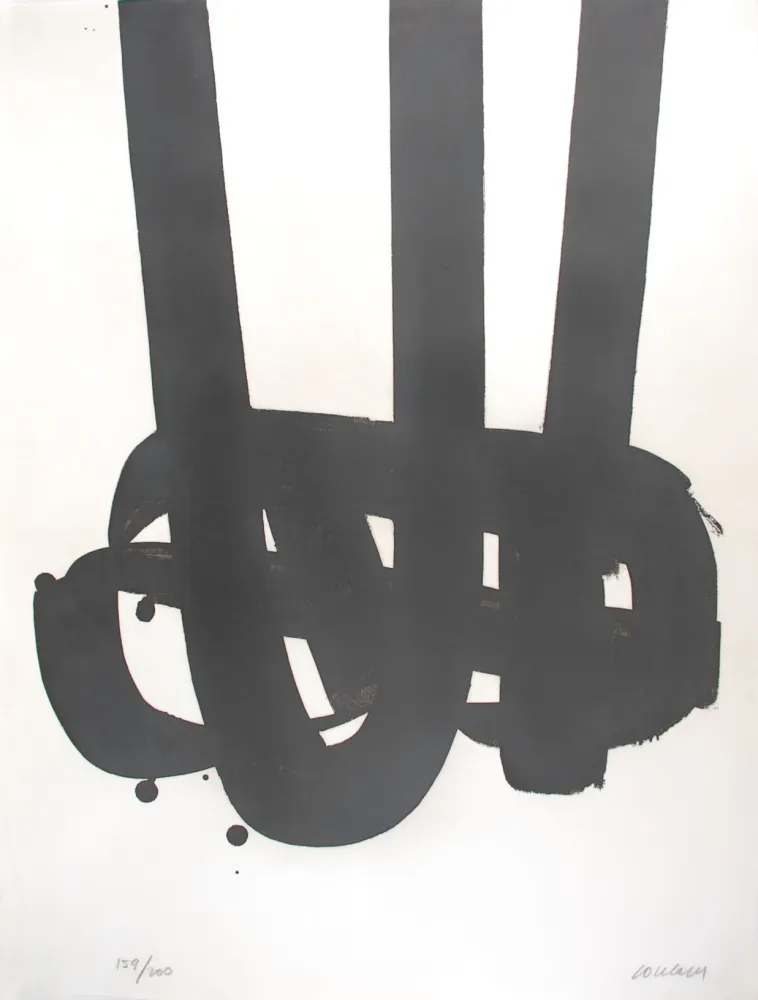 石版画 Soulages - Lithographie n°29
