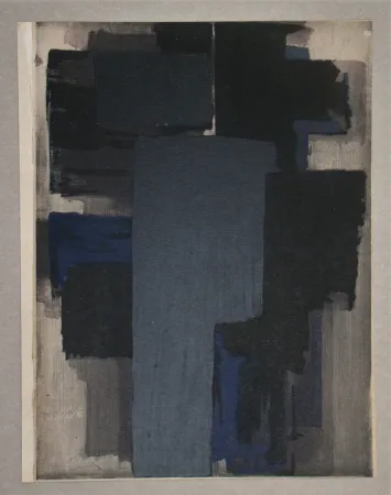 镂版印刷 Soulages - Peinture, 1955