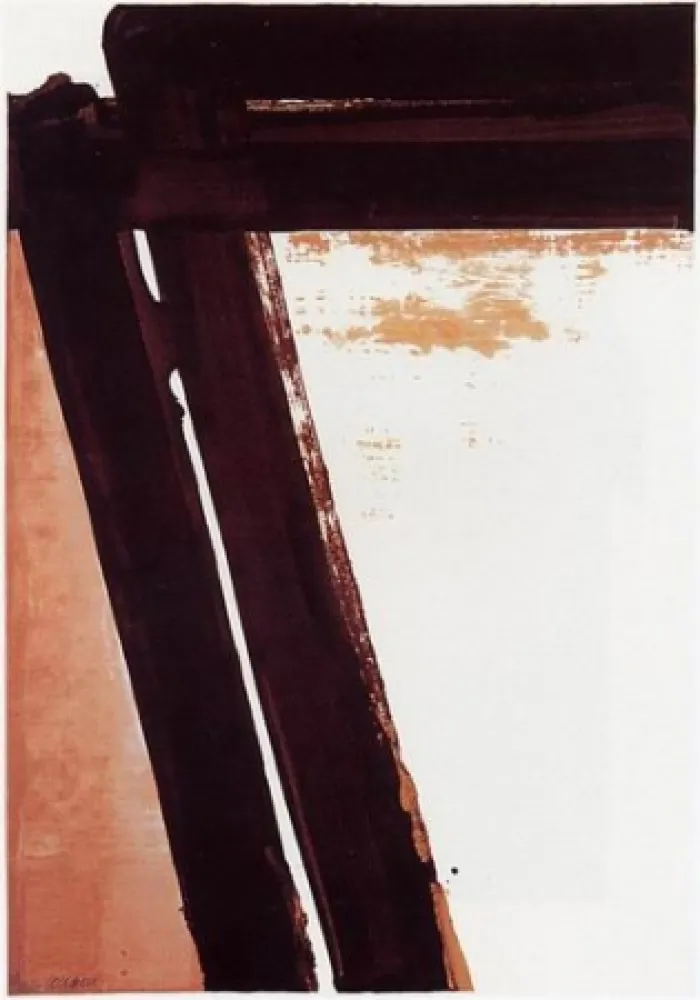 丝网印刷 Soulages - Sérigraphie n°15