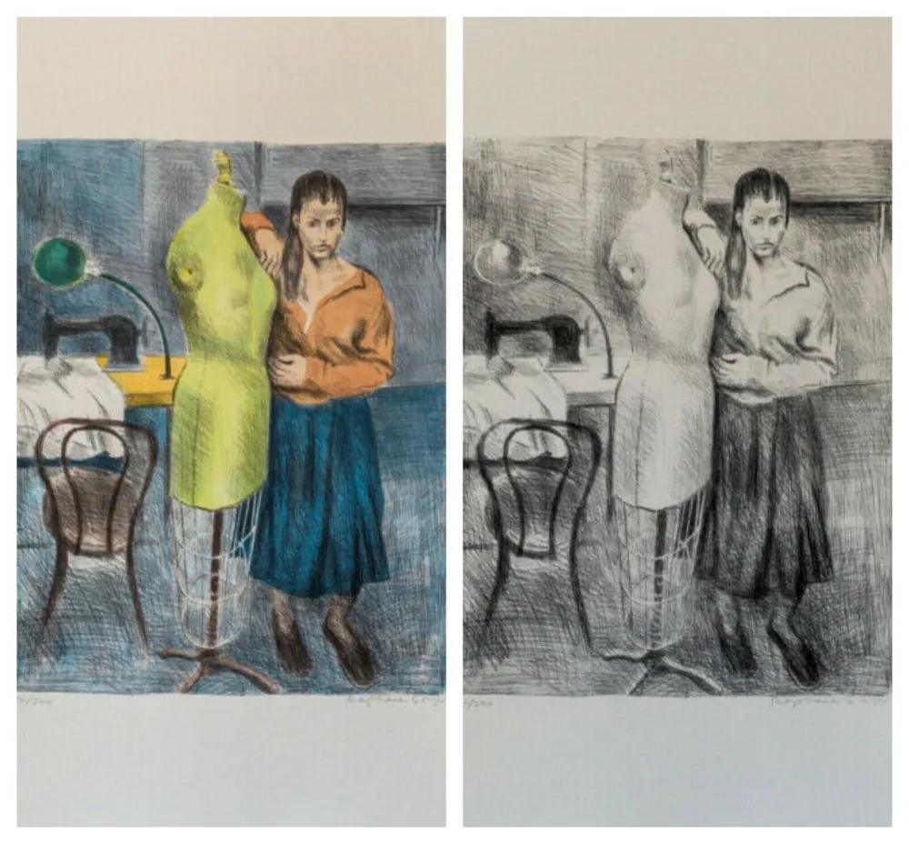 石版画 Soyer - Seamstress 1 Portfolio