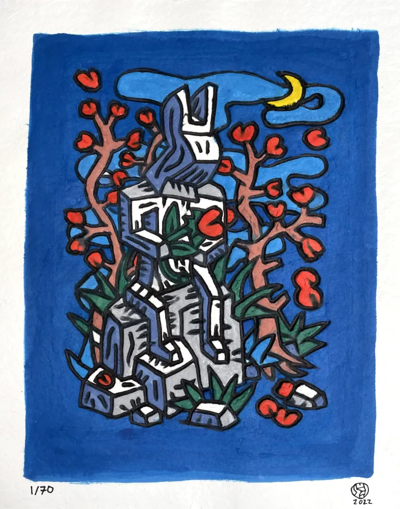 版画 Speedy Graphito - NOCTURNE