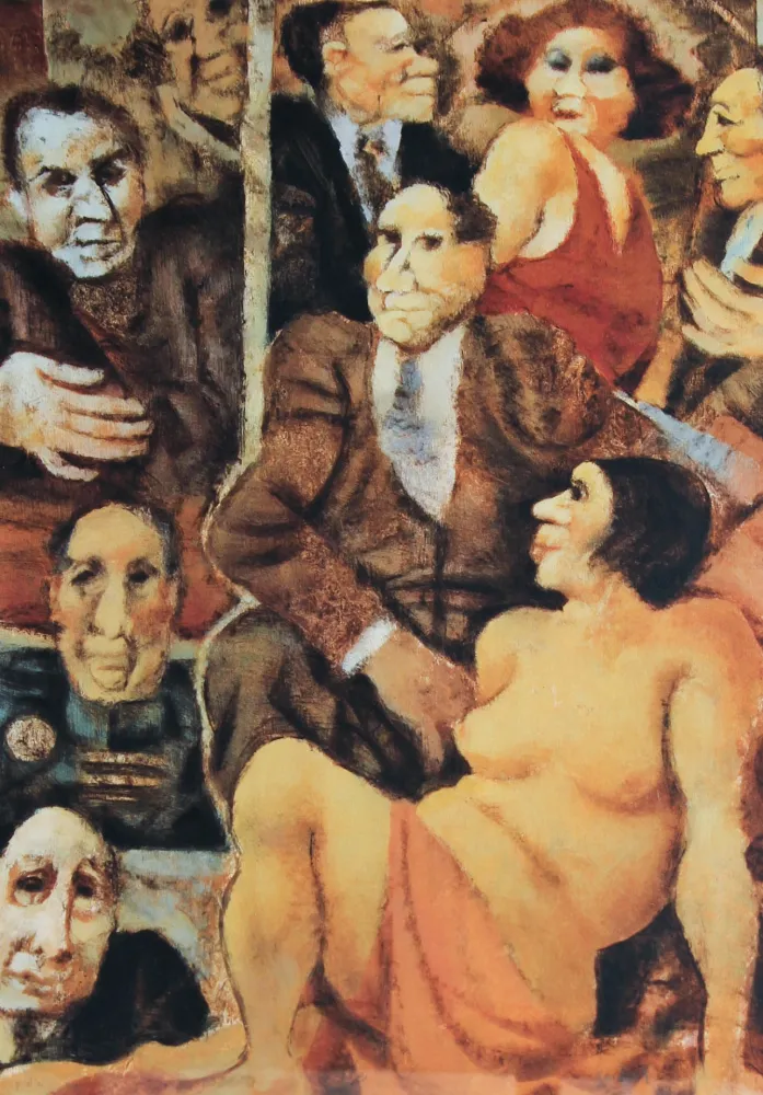 石版画 Squillantini - SENZA TITOLO