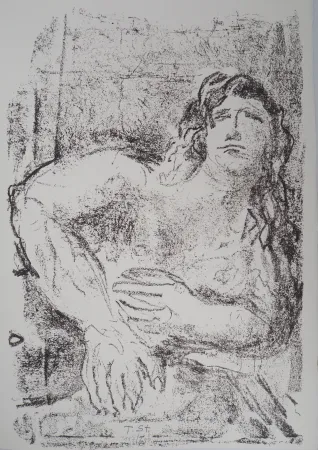 石版画 Stadler - Portrait au matin 