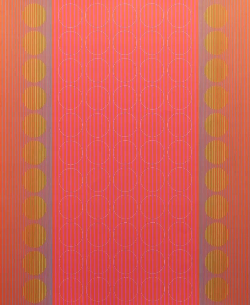 丝网印刷 Stanczak - Centered Rings, from Twelve Progressions