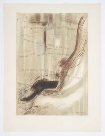 蚀刻飞尘法 Staritsky - Gravure-Poème, Pierre Restany.