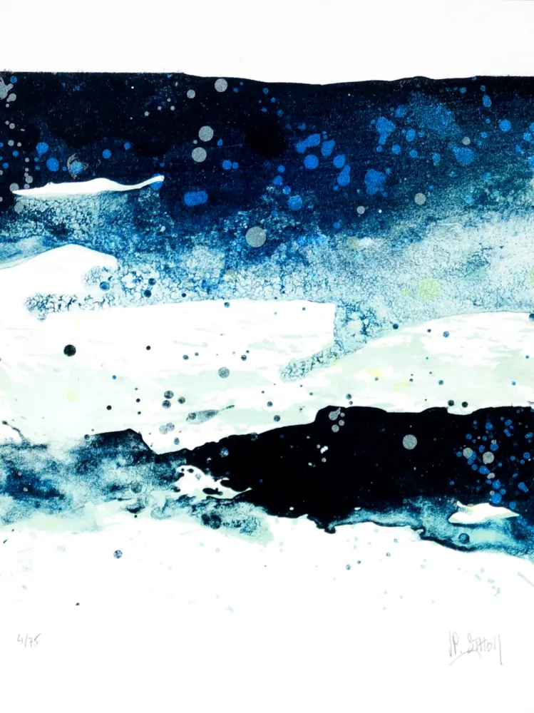 石版画 Stholl - Fraktion de contre vagues