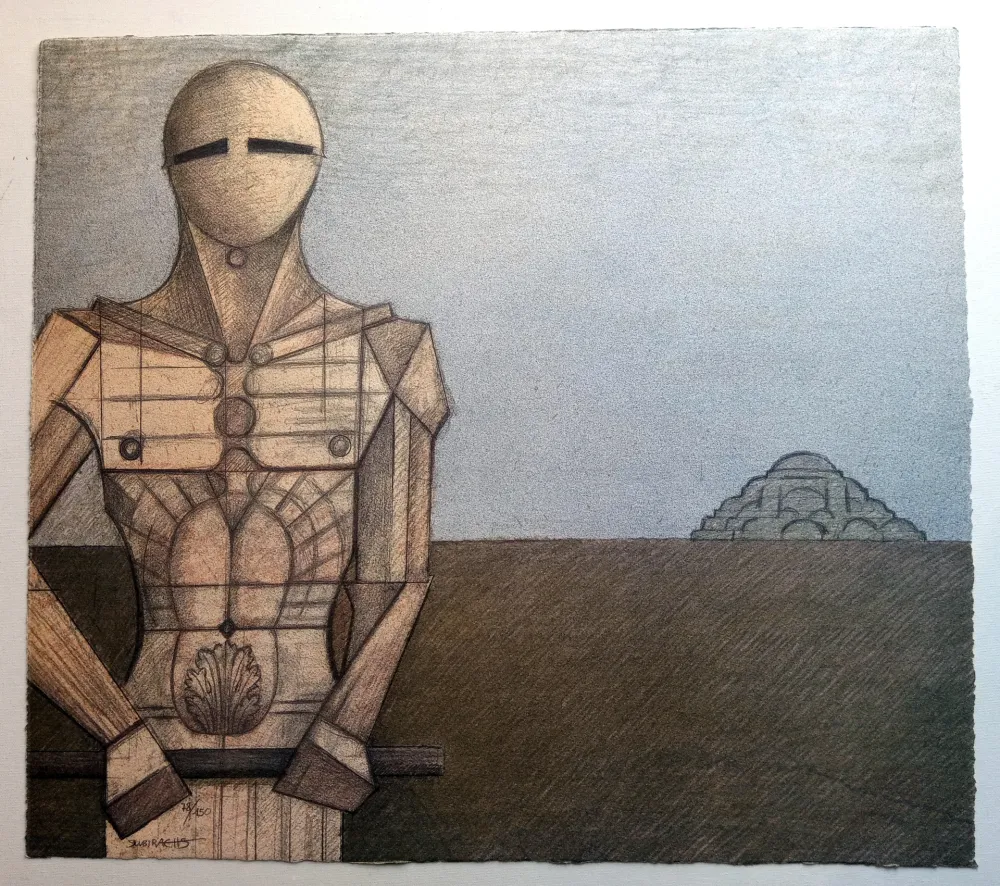 石版画 Subirachs - Tirant lo Blanc