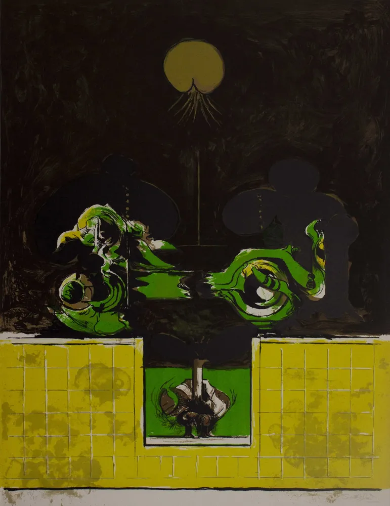 石版画 Sutherland - La brèche