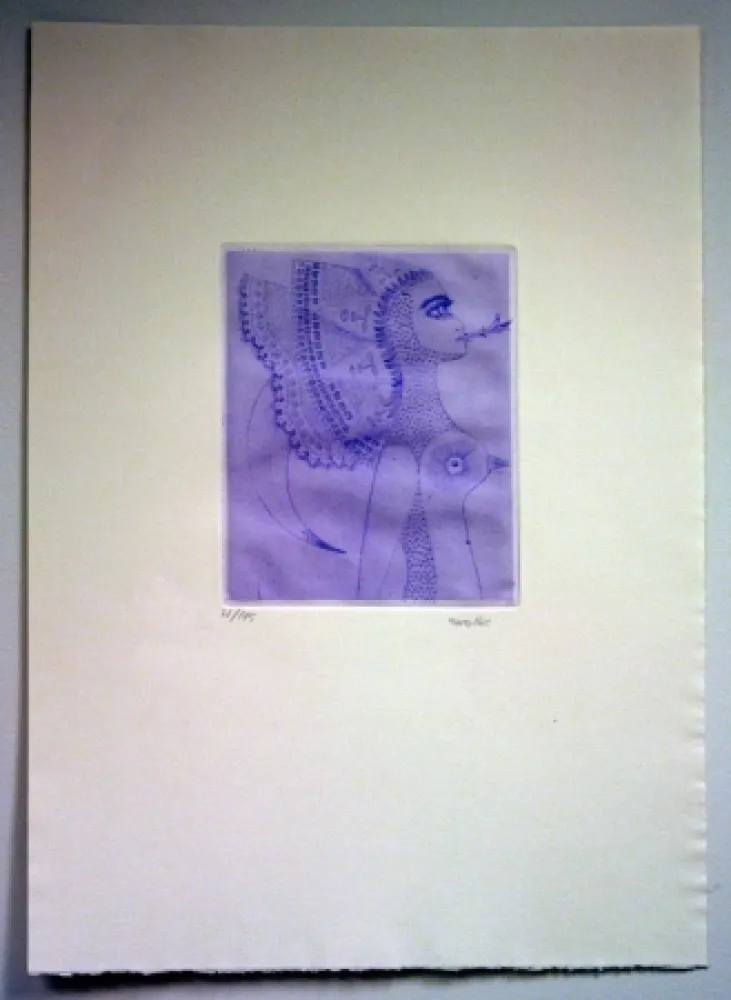 版画 Svanberg - Dromkvinnans kyss