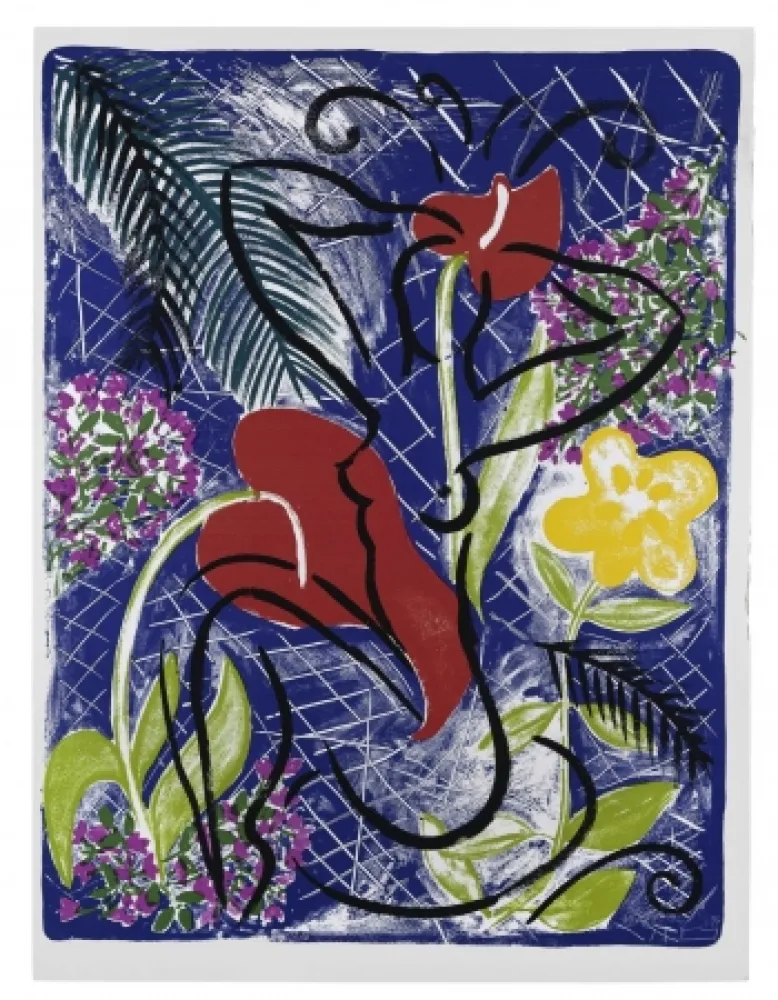 丝网印刷 Szczesny - Red Flowers