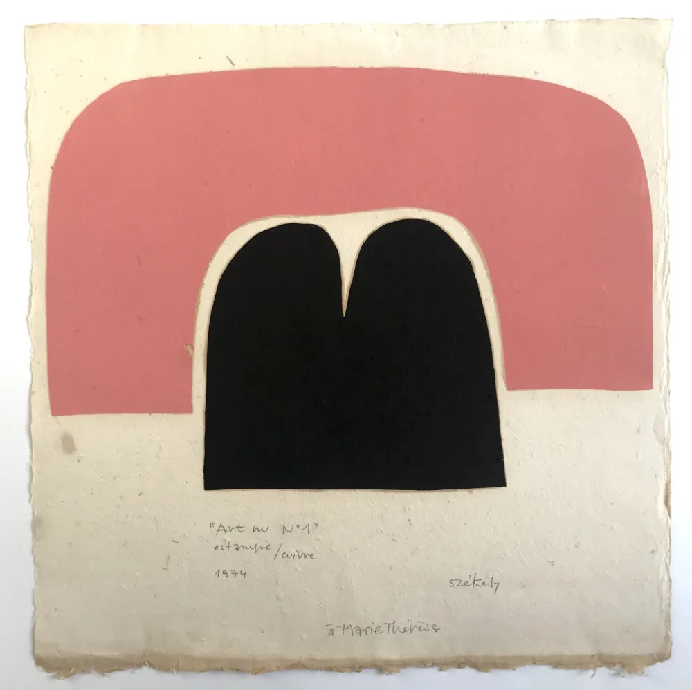 版画 Székely - Art nu n°1