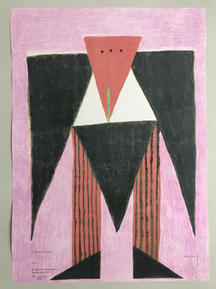 胶版印刷 Székely - Démiurge (l’Ornithologue)