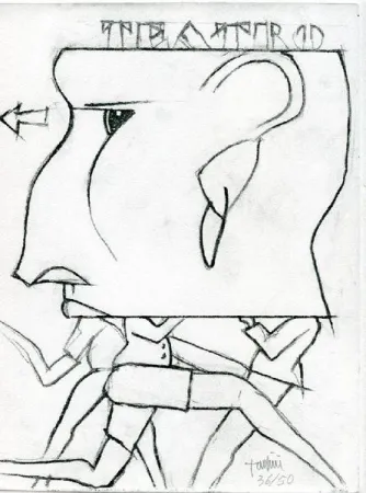 蚀刻版画 Tadini - Senza titolo