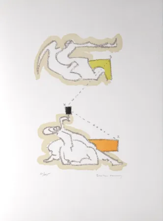 石版画 Tanning - Le geste, 1978 - Hand-signed