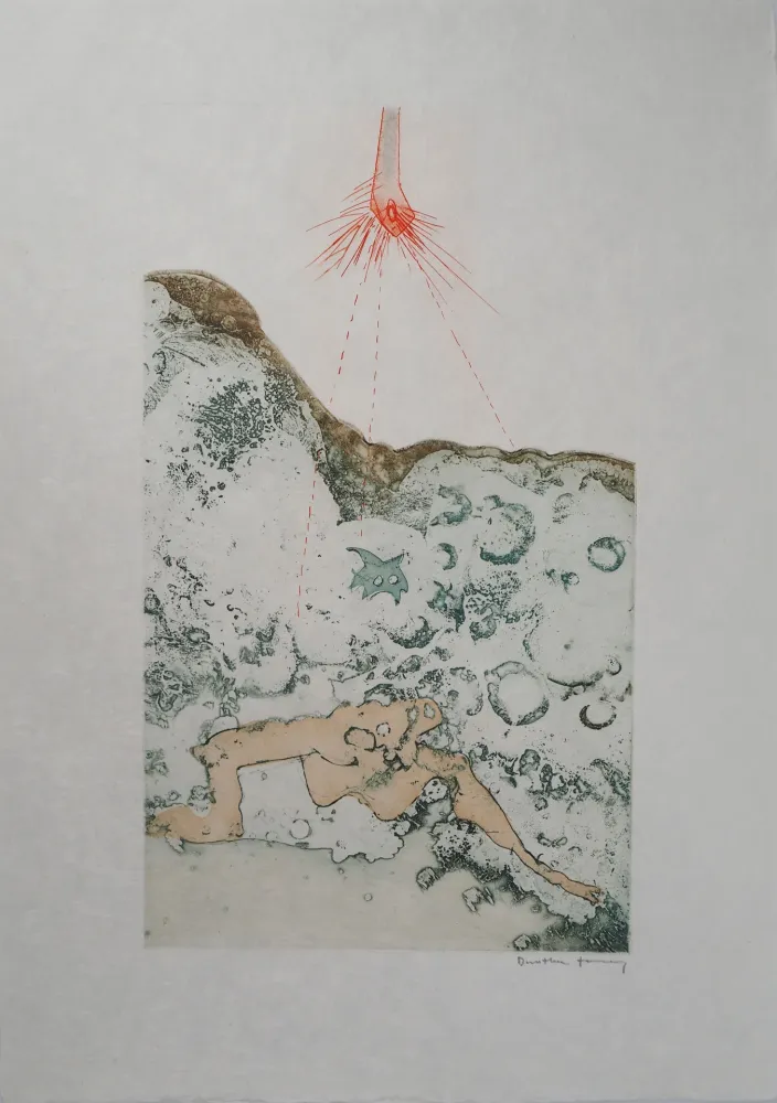 版画 Tanning - Rayons du soleil,