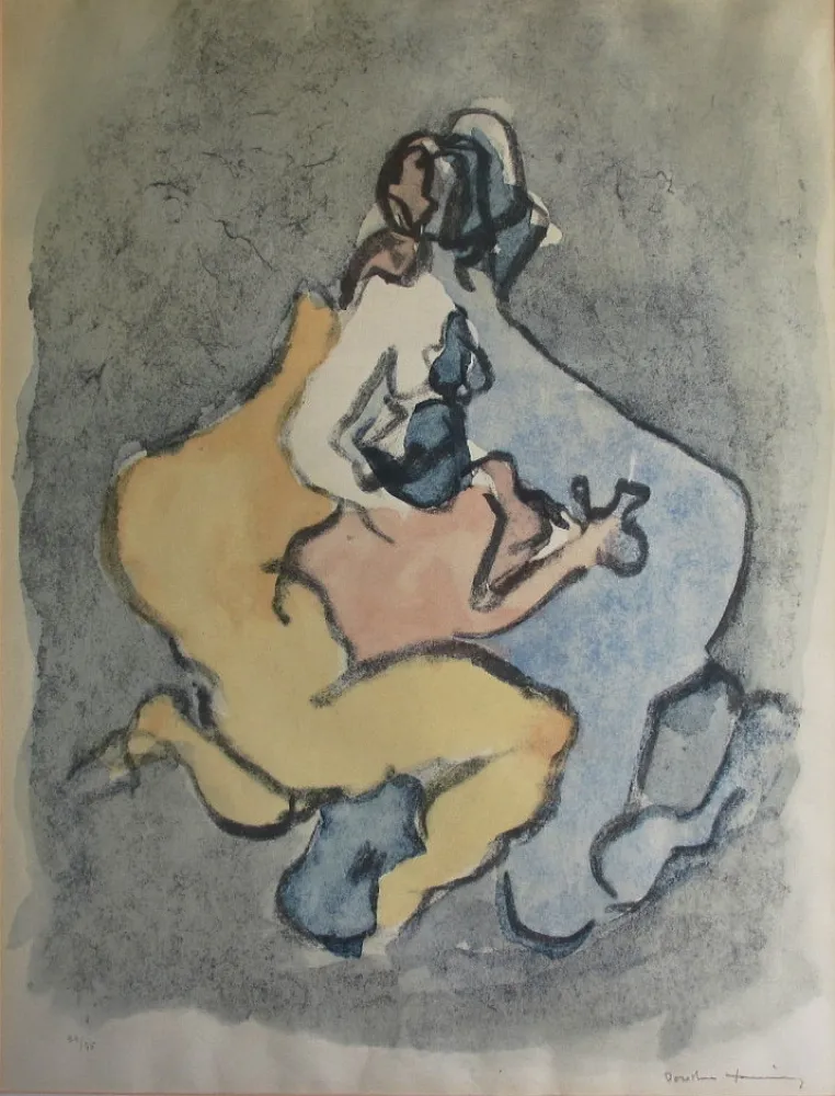 石版画 Tanning - Sans titre