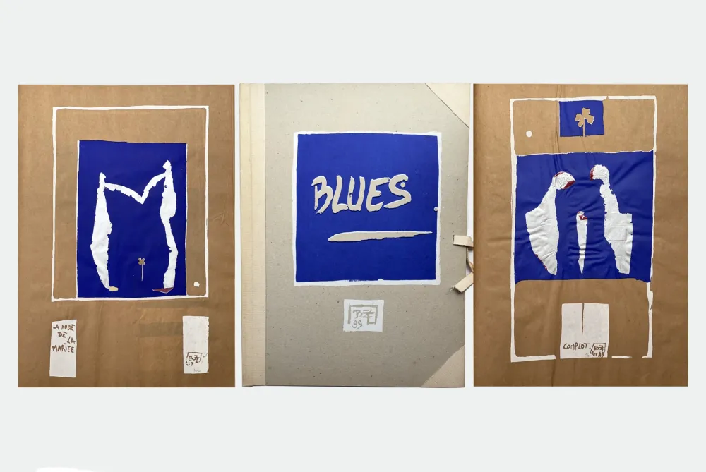 插图书 Tanquerel - BLUES. 22 sérigraphies originales (album 1989)