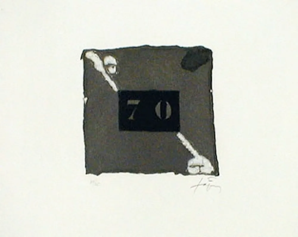 蚀刻版画 Tàpies - 70