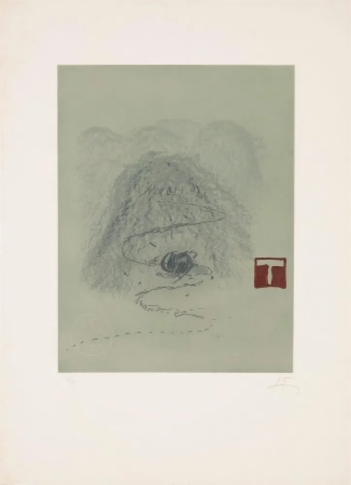 版画 Tàpies - Aparicions-3