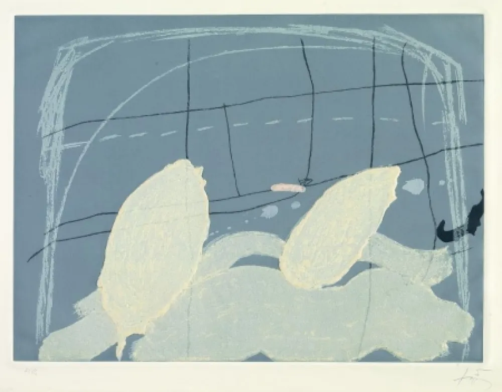 蚀刻版画 Tàpies - Aparicions 5