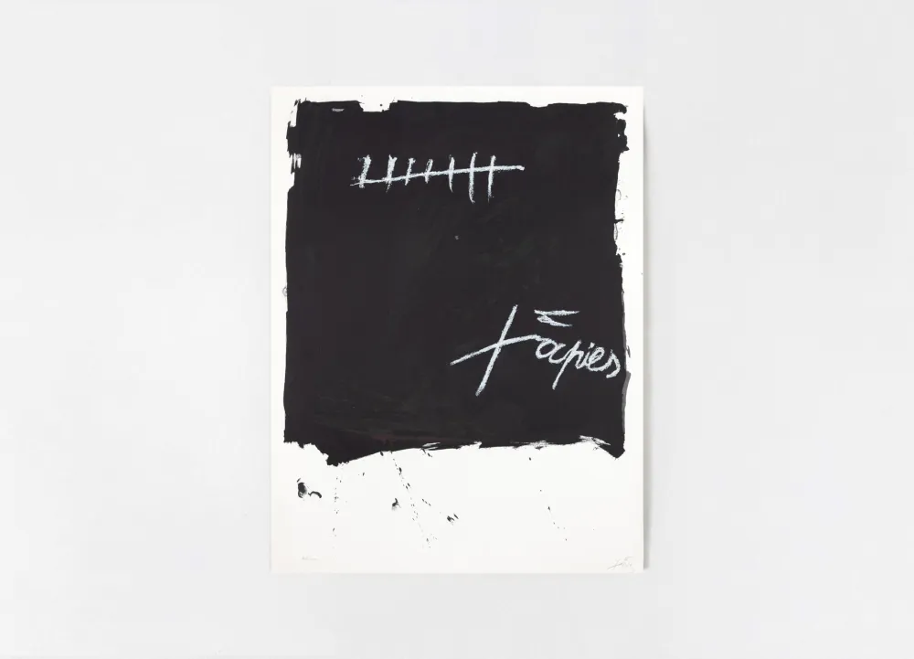 石版画 Tàpies - AVL 110 