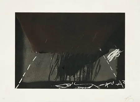 石版画 Tàpies - Clau-12