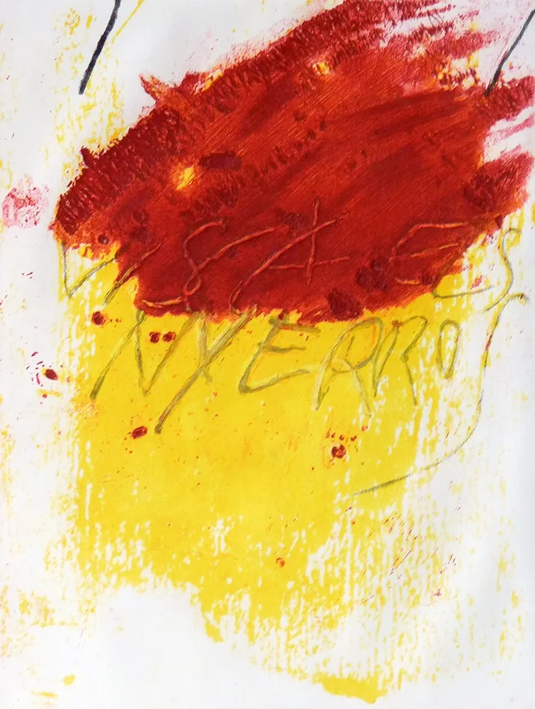 版画 Tàpies - Clau 18