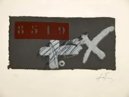 蚀刻飞尘法 Tàpies - Creu I Ics