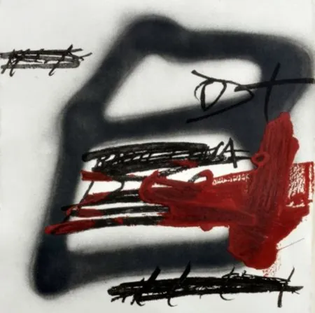 版画 Tàpies - Forma ombrejada