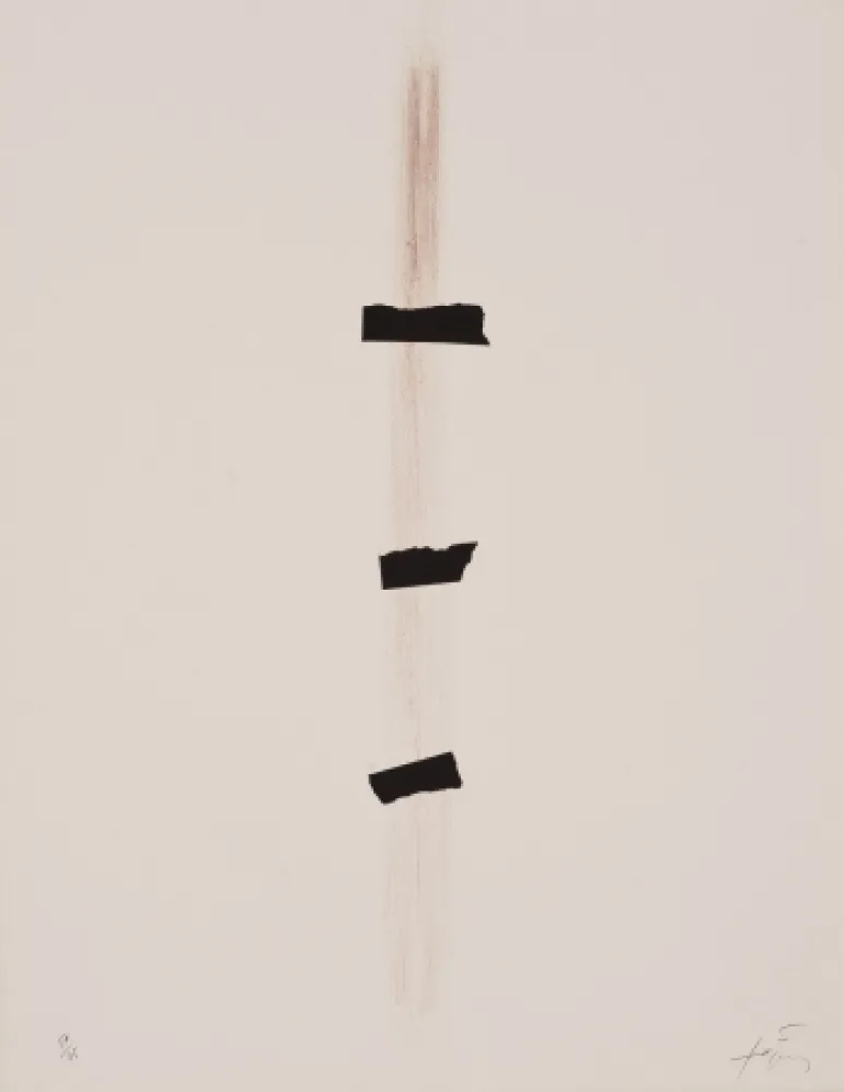 石版画 Tàpies - 