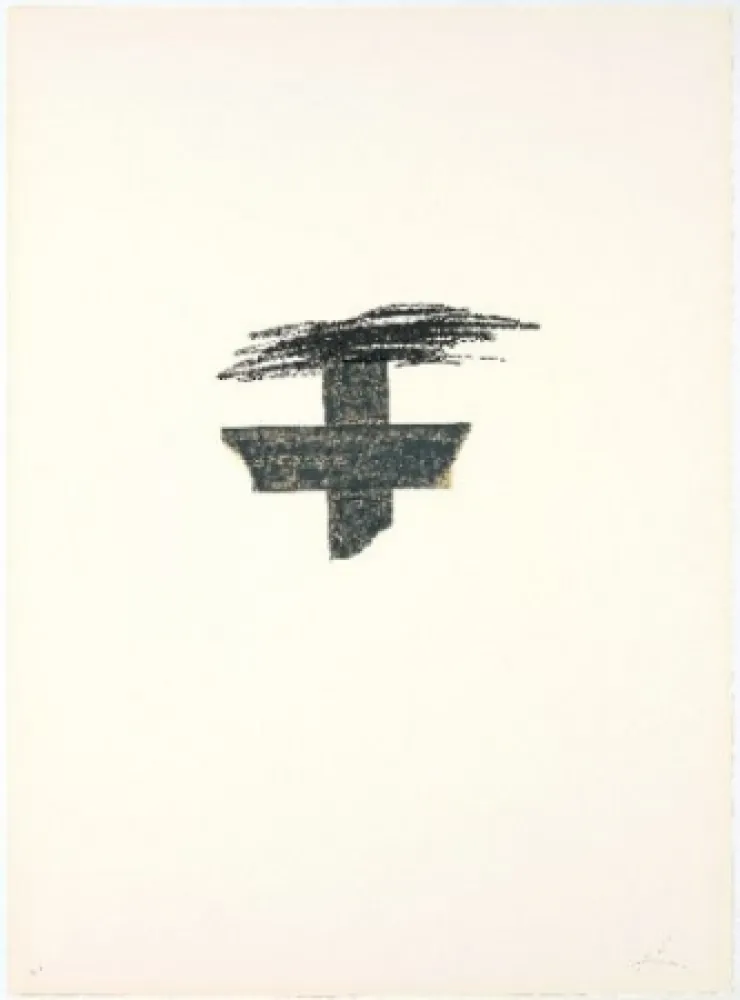 石版画 Tàpies - Llambrec-1