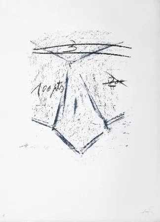 石版画 Tàpies - LLambrec 12