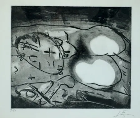 蚀刻版画 Tàpies - MINOR VI