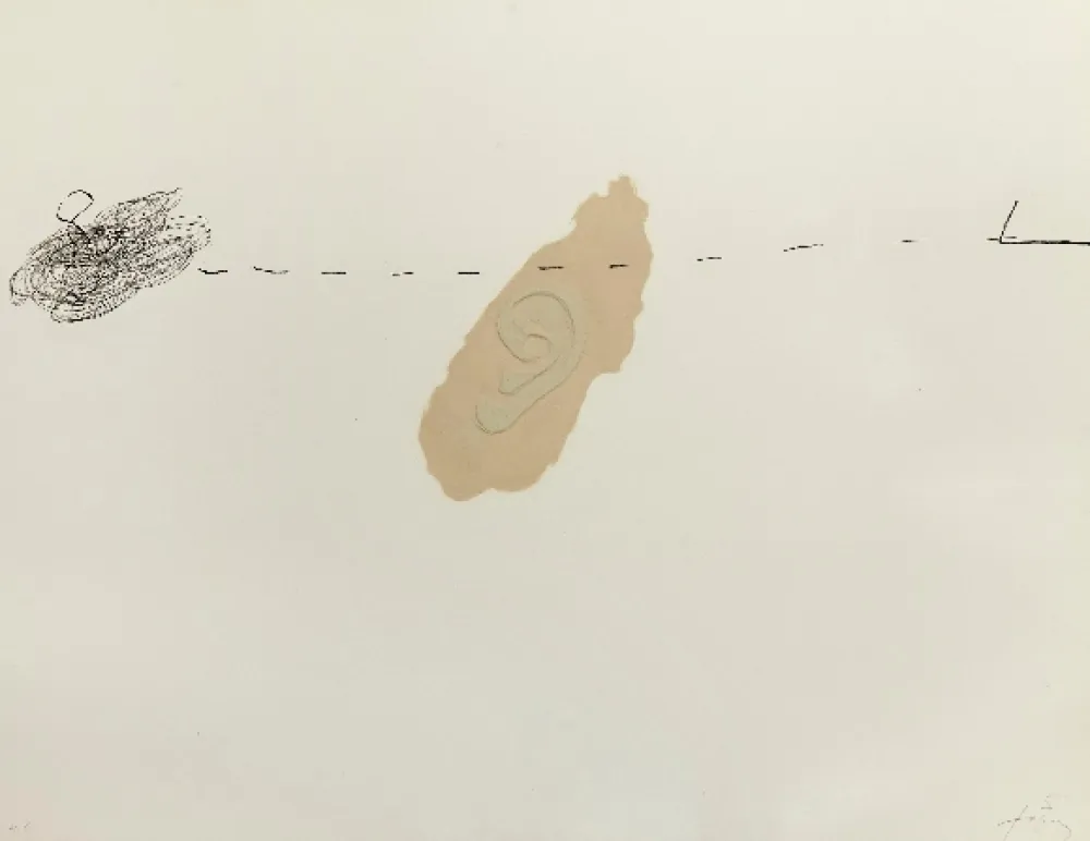 版画 Tàpies - Orella