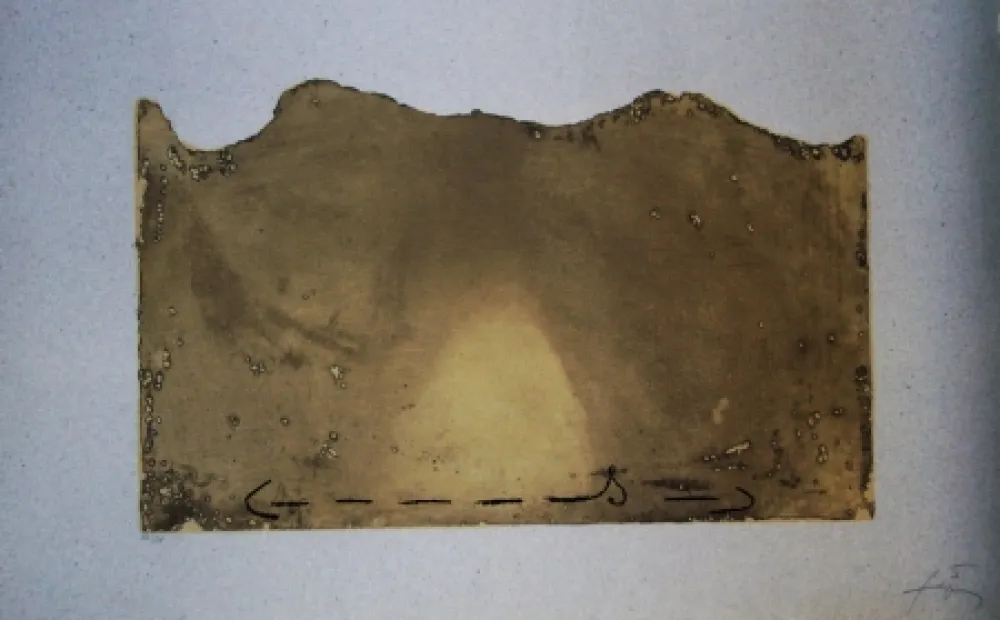 蚀刻飞尘法 Tàpies - Petrificada petrificante