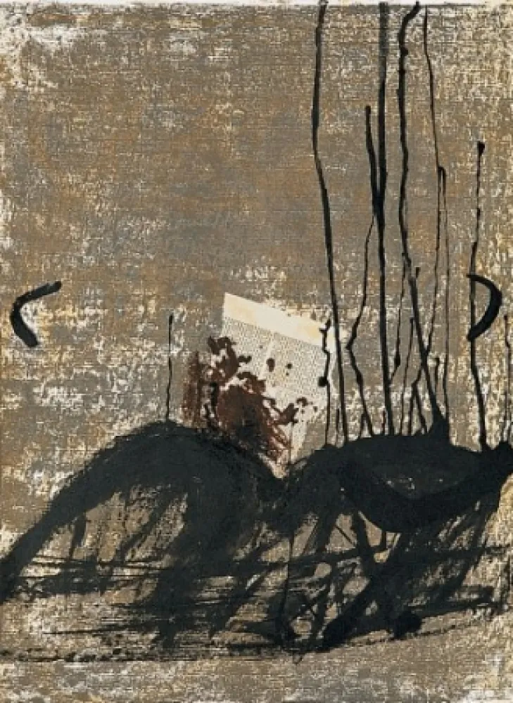 石版画 Tàpies - Poems-3