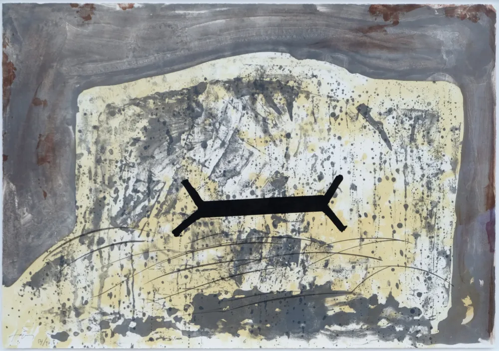 石版画 Tàpies - Suite 63 x 90 (No 6)