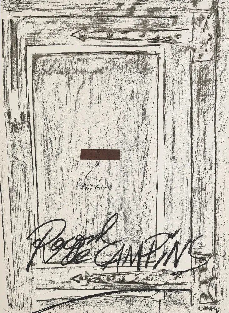 石版画 Tàpies - Untitled 