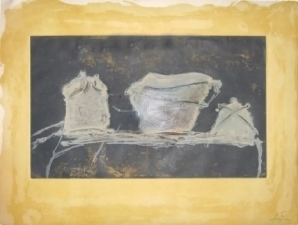 版画 Tàpies - Vaisselle