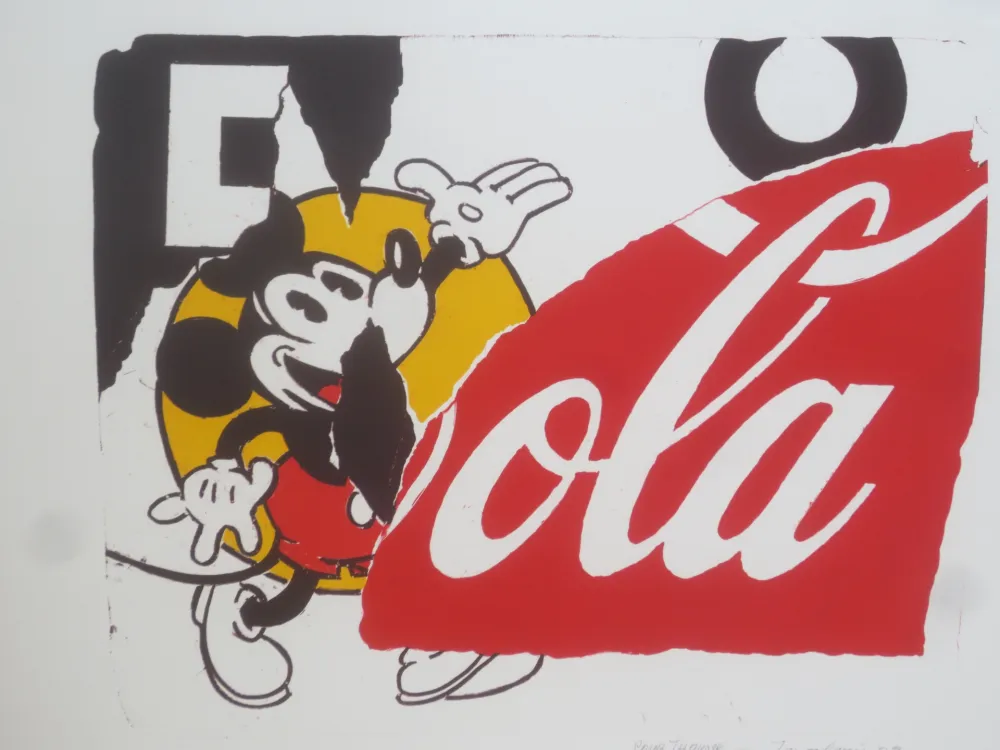 石版画 Tavoularis  - Mickey Mouse