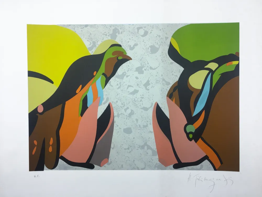 石版画 Telemaque - UTOPIE (1979).