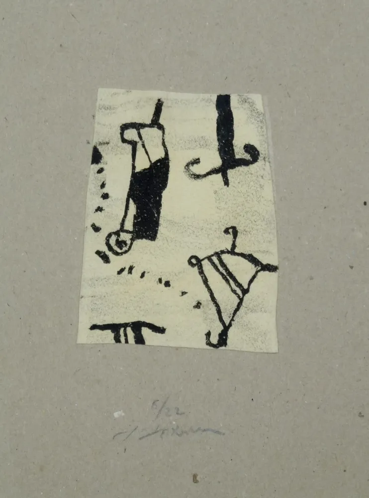 石版画 Texier - Signes
